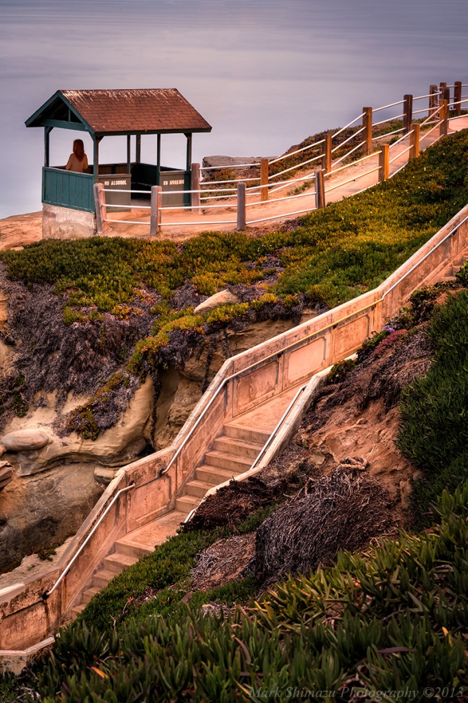 La Jolla Cove Stairs San Diego California